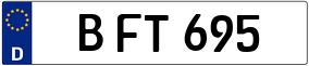 Truck License Plate